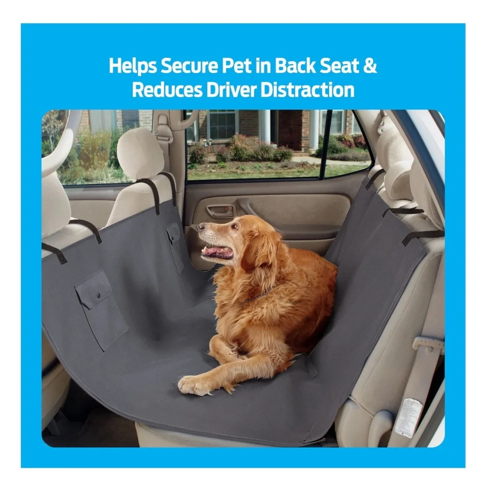 Premier Gray Hammock Car Seat Cover for Dogs